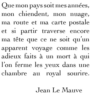 texte de Jean Le Mauve